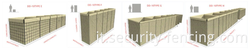 Barriera di difesa di difesa di alta qualità barriere difensive in vendita